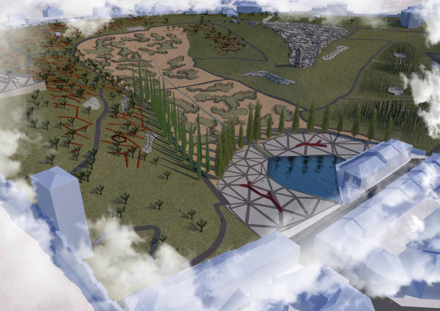 Landscape as Topology, παραμετρικό έργο στη Φλωρεντία