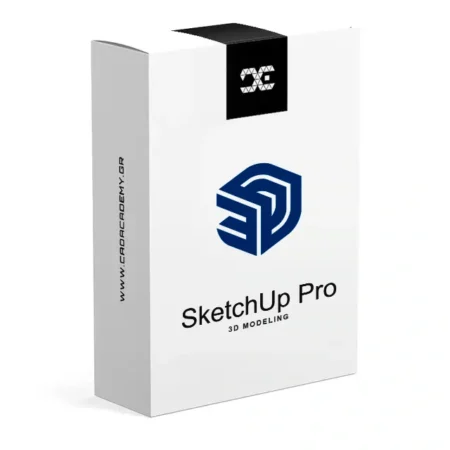 SketchUp Pro — κουτί λογισμικού CAD ACADEMY