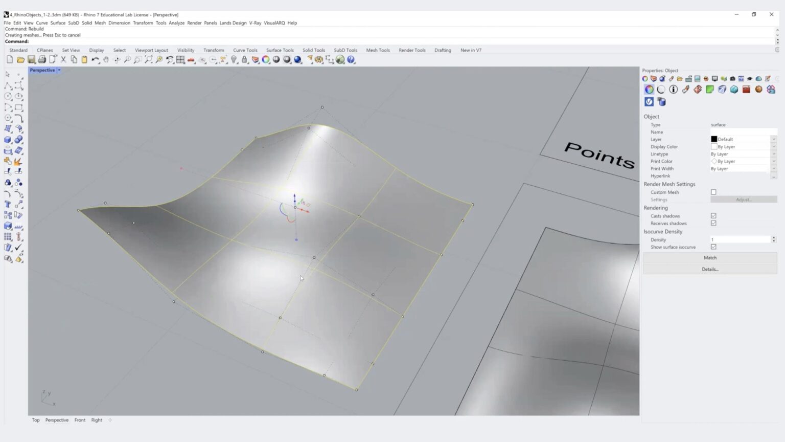 Rhino 3D — σεμινάριο E-Learning